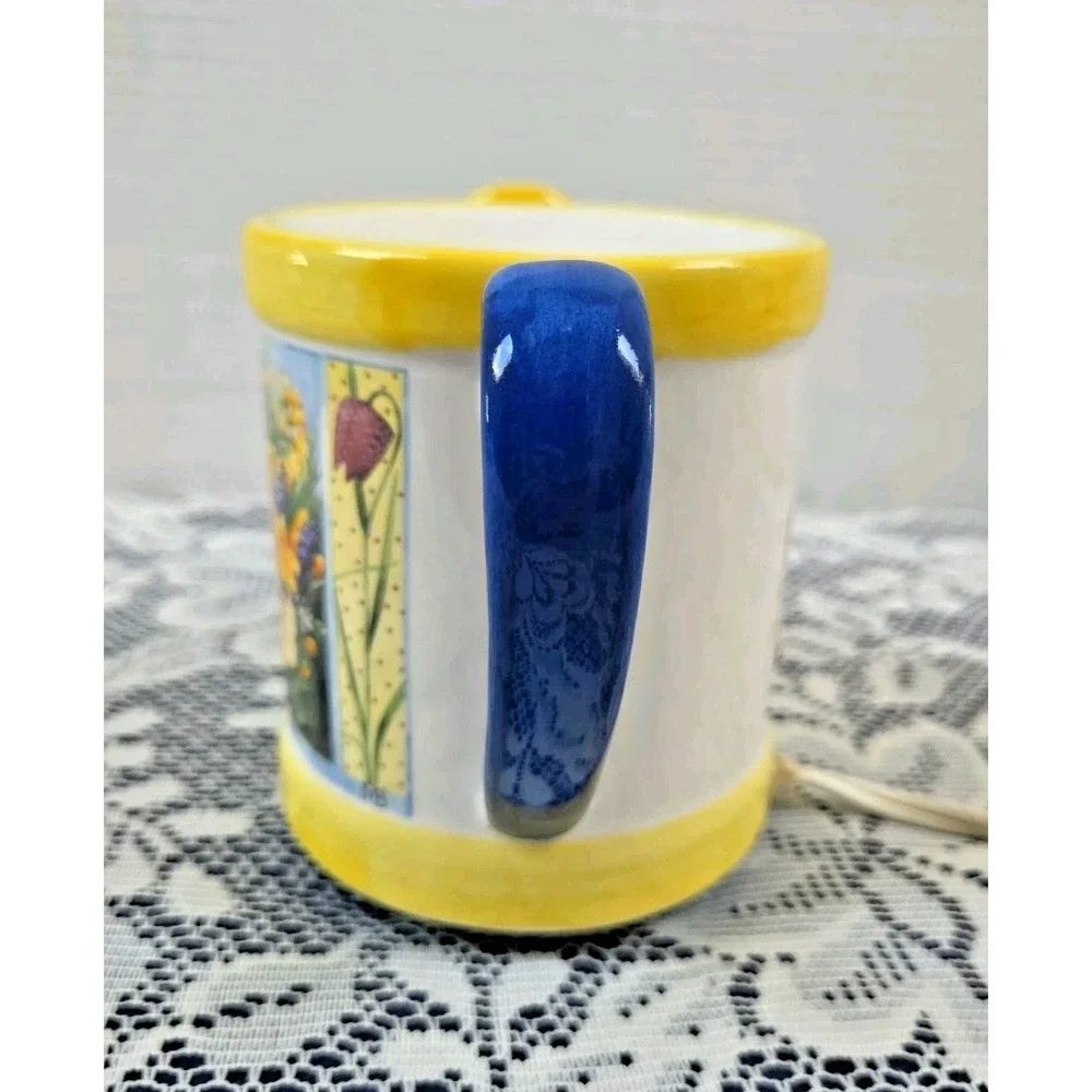 Electric Wax Warmer Gardening Theme Watering Can Daffodils Butterflies Pastels